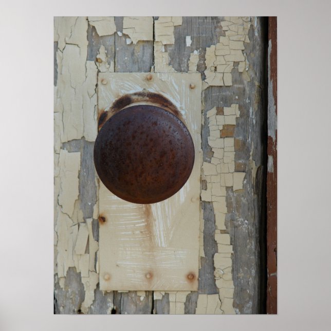 Póster Puerta abandonada (Frente)