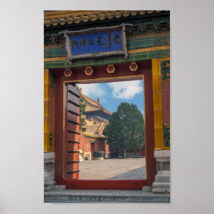 Póster Puerta abierta en la ciudad prohibida - Beijing, C