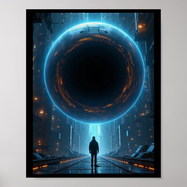 Póster Puerta Al Pegatina De Dimensiones Desconocido (Frente)
