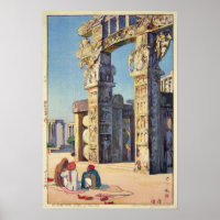 Puerta al Stupa de Sanchi, Hiroshi Yoshida
