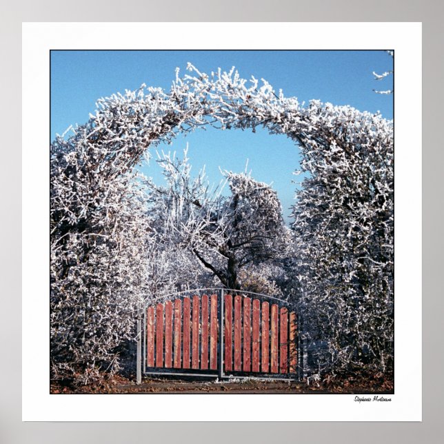 Póster Puerta al Winter Wonderland (Frente)