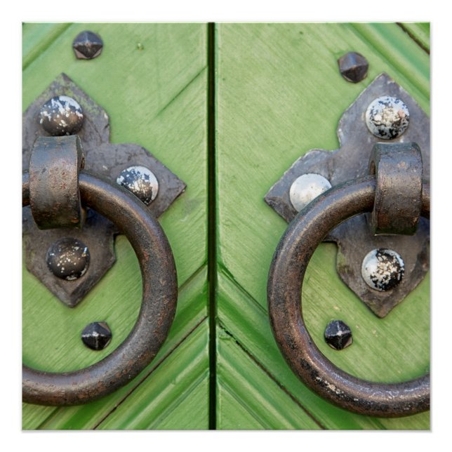 Póster Puerta antigua (Anverso)