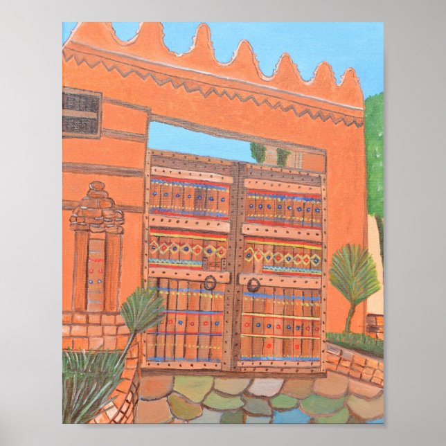 Póster Puerta árabe (Frente)
