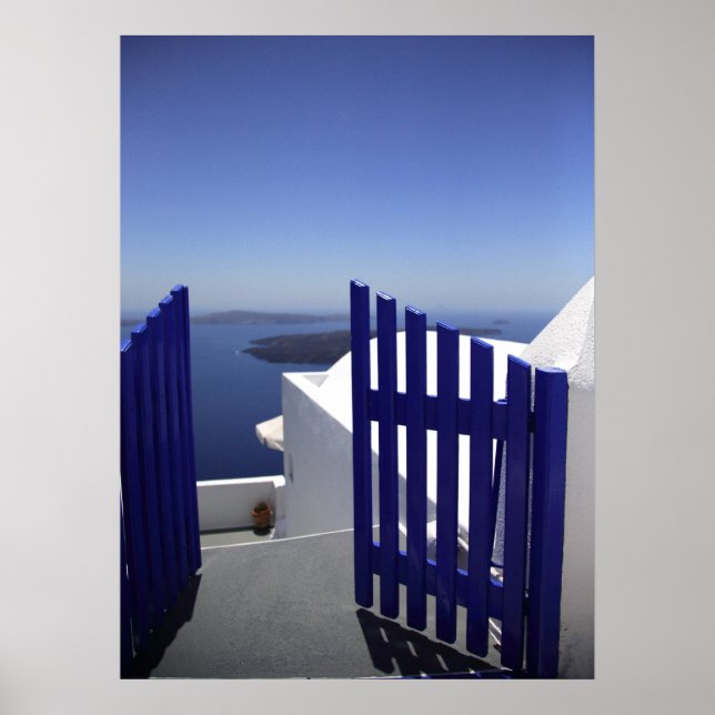 Póster Puerta azul (Frente)