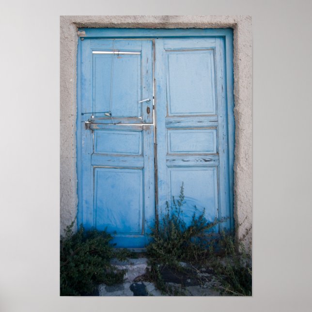 Póster Puerta Azul 1 Poster (Frente)