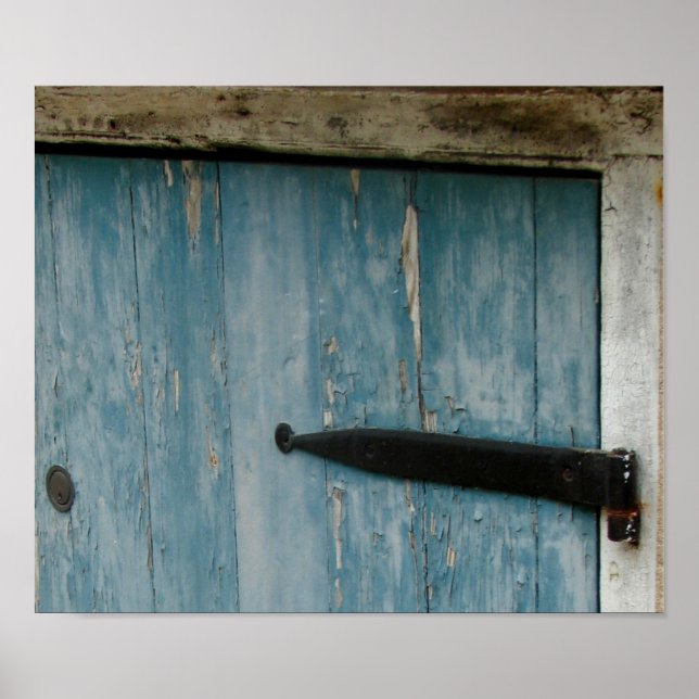 Póster Puerta azul de Charleston (Frente)