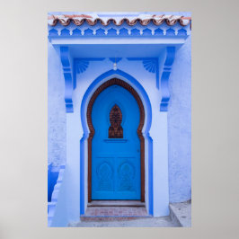 Póster Puerta Azul De Marruecos