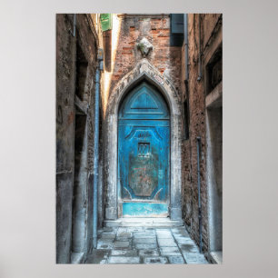 Póster Puerta Azul de Venecia