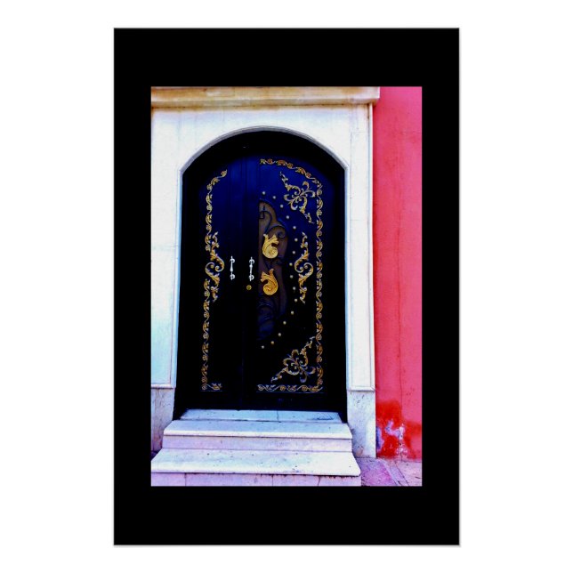 Póster Puerta con arco (Anverso)