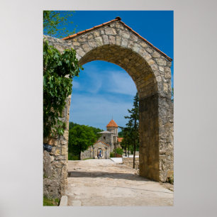 Póster Puerta de acceso al Monasterio de Motsameta