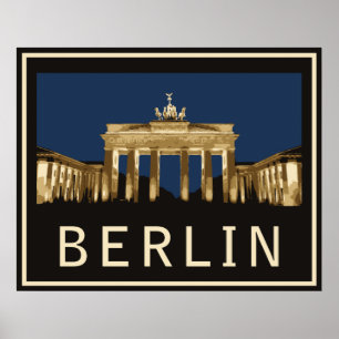 Póster Puerta de Berlín Brandeburgo