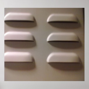 Póster puerta de bloqueo