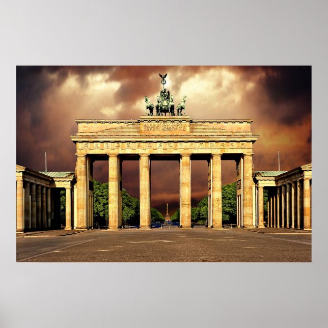 Póster Puerta de Brandeburgo Berlín (Frente)