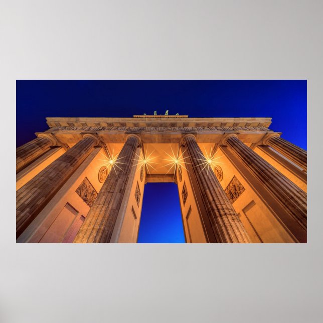 Póster Puerta de Brandeburgo Berlín Alemania (Frente)