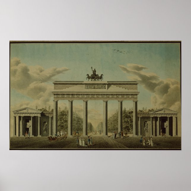 Póster Puerta de Brandemburgo, 1812 (Frente)