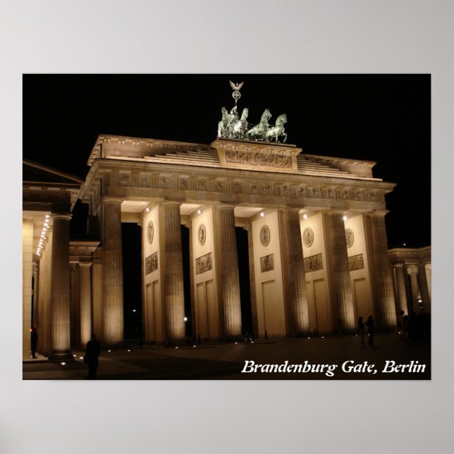 Póster Puerta de Brandenburgo, Berlín (Frente)