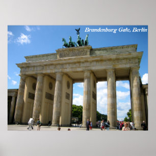 Póster Puerta de Brandenburgo, Berlín