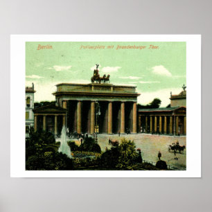 Póster Puerta de Brandenburgo, Berlín, Alemania