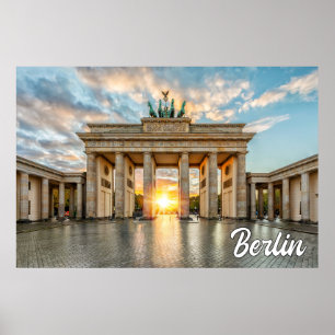 Póster Puerta de Brandenburgo, Berlín, Alemania