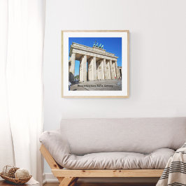 Póster Puerta de Brandenburgo, Berlín, Alemania