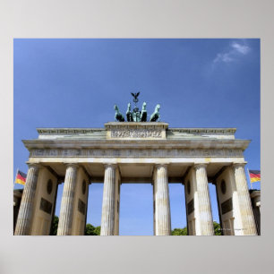 Póster Puerta de Brandenburgo, Berlín, Alemania