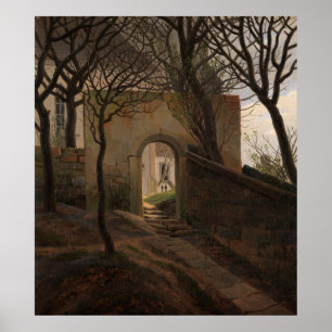 Póster Puerta de corral [1822] de Caspar David Friedrich