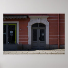 Póster Puerta de la Casa Antigua