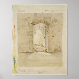 Póster Puerta de la entrada a la escuela real en Meissen
