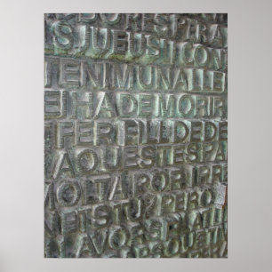 Póster Puerta de la Sagrada Familia, Barcelona