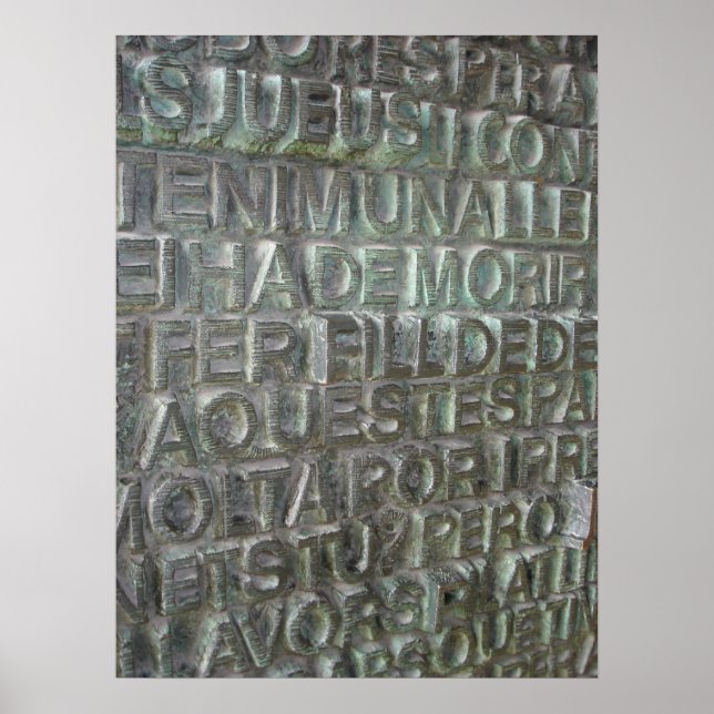 Póster Puerta de la Sagrada Familia, Barcelona (Frente)