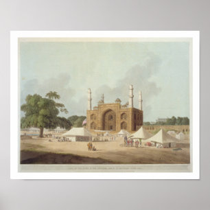 Póster Puerta de la tumba del emperador Akbar