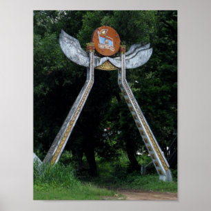 Póster Puerta de Laotian