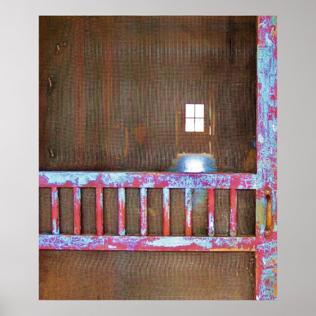 Póster Puerta de pantalla