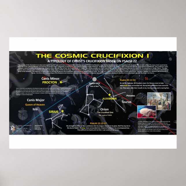 Póster Puerta de plata - Crucifixión cósmico 1 (Frente)