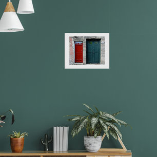 Póster Puerta de vintage
