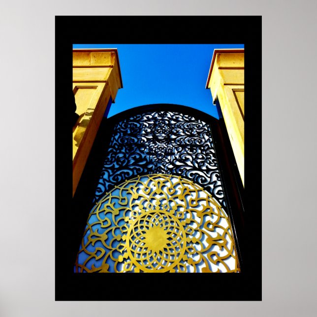 Póster Puerta decorativa (Frente)