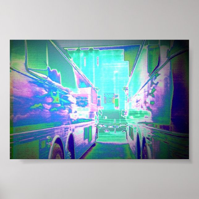 Póster Puerta del autobús E de Pink Floyd (Frente)