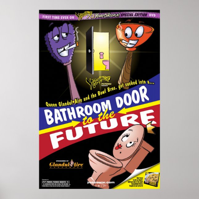 Póster Puerta del baño al futuro Poster (Frente)