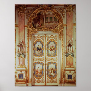 Póster Puerta del cuarto de la porcelana