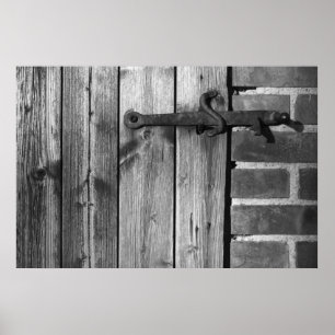 Póster Puerta del granero viejo 5