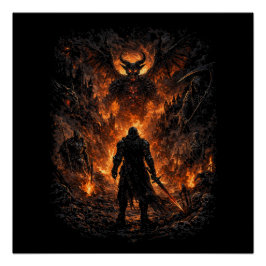 Póster Puerta del Infierno