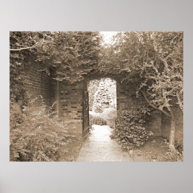 Póster Puerta del jardín amurallado (Frente)
