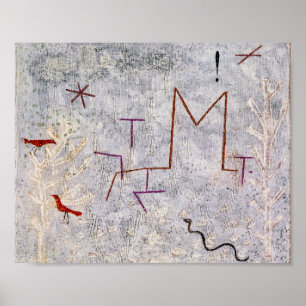 Póster Puerta del Jardín K   Paul Klee  