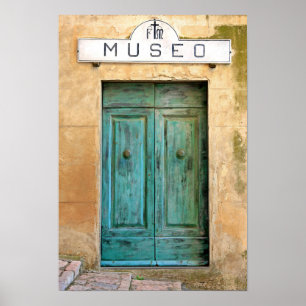 Póster Puerta del Museo Weathed
