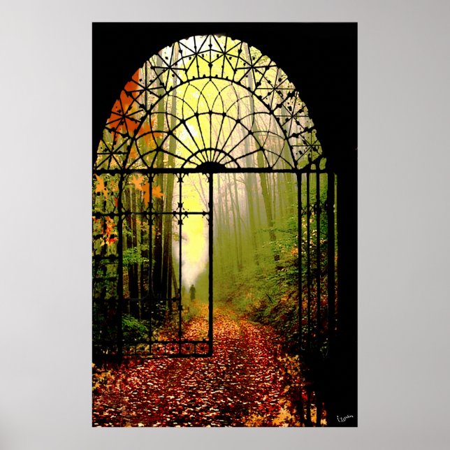 Póster Puerta del otoño (Frente)