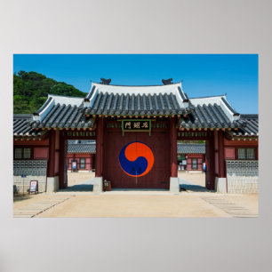 Póster Puerta del Palacio Coreano