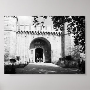 Póster Puerta del palacio de Topkapi Estambul Turquía vin
