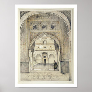 Póster Puerta del Pasillo de embajadores, de los