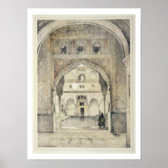 Póster Puerta del Salón de Embajadores, de 'Esbozos y (Frente)