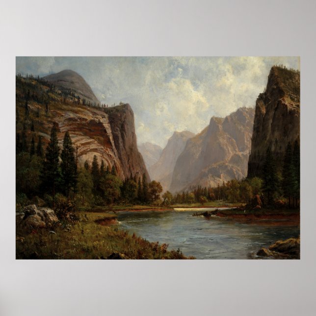 Póster Puerta del Yosemite - Albert Bierstadt (Frente)